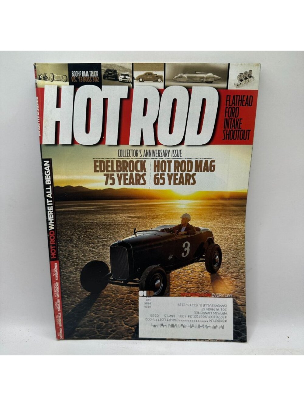Hot Rod Magazine Collectors Anniversary Issue Edelbrock 75 Years 2013
